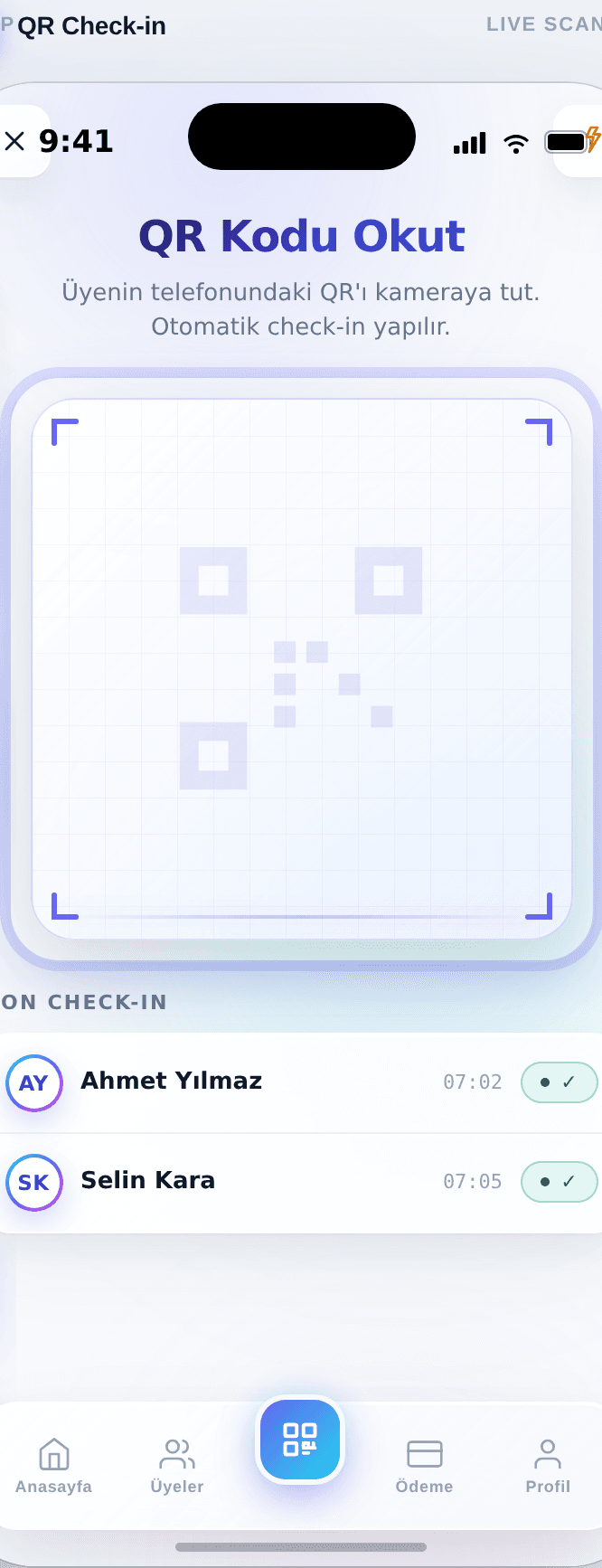 QR Check-in